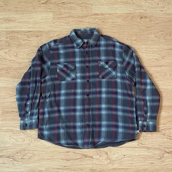 |Dakota Grizzly| Thermal Lined Plaid Flannel Longsleeved Snap Mens XXL Workwear - Picture 2 of 9